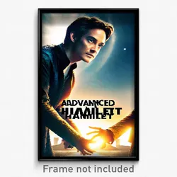 Pixel Art Poster - Advanced Hamlet (8 Bit Psychedelic Trippy Video Game Print)