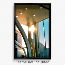 Pixel Art Poster - Rare Modern Architecture (8 Bit Psychedelic Video Game Print)