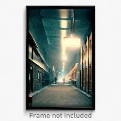 Pixel Art Poster - Muted Copenhagen (8 Bit Psychedelic Trippy Video Game Print)