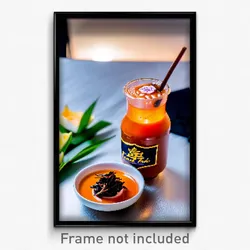 Pixel Art Poster - Immaculate Thai Tea (8 Bit Psychedelic Video Game Print)