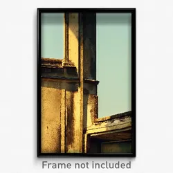 Pixel Art Poster - Aged Parapet (8 Bit Psychedelic Trippy Video Game Print)