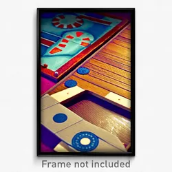 Pixel Art Poster - Neglected Board Game (8 Bit Psychedelic Video Game Print)