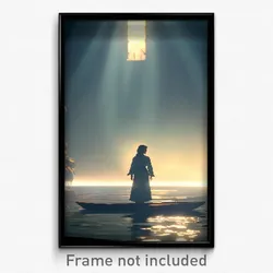 Pixel Art Poster - Peaceful Oubliette (8 Bit Psychedelic Video Game Print)