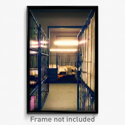Pixel Art Poster - Modest Kennel (8 Bit Psychedelic Trippy Video Game Print)