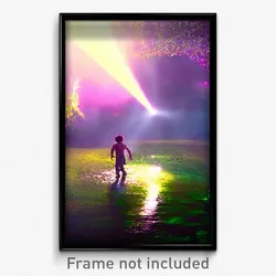 Pixel Art Poster - Wild Pound (8 Bit Psychedelic Trippy Weird Video Game Print)