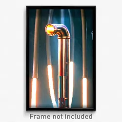Pixel Art Poster - Elaborate Tube (8 Bit Psychedelic Trippy Video Game Print)