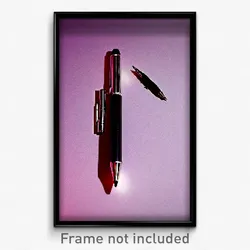 Pixel Art Poster - Dangerous Pen (8 Bit Psychedelic Trippy Video Game Print)
