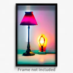 Pixel Art Poster - Sweet Lamp (8 Bit Psychedelic Trippy Weird Video Game Print)