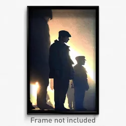 Pixel Art Poster - Shadowy Nation (8 Bit Psychedelic Trippy Video Game Print)