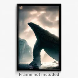 Pixel Art Poster - Dramatic Vicarge (8 Bit Psychedelic Trippy Video Game Print)