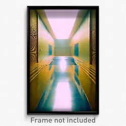 Pixel Art Poster - Flawless Passage (8 Bit Psychedelic Trippy Video Game Print)