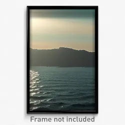 Pixel Art Poster - Noteworthy Seascape (8 Bit Psychedelic Video Game Print)