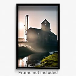 Pixel Art Poster - Bleak Mill (8 Bit Psychedelic Trippy Weird Video Game Print)