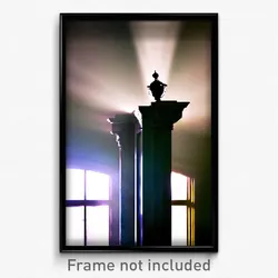 Pixel Art Poster - Zealous Academy (8 Bit Psychedelic Trippy Video Game Print)