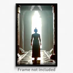 Pixel Art Poster - Ancient Mind (8 Bit Psychedelic Trippy Video Game Print)