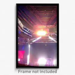 Pixel Art Poster - Flamboyant Arena (8 Bit Psychedelic Trippy Video Game Print)
