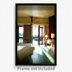 Pixel Art Poster - Natural Hotel (8 Bit Psychedelic Trippy Video Game Print)