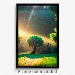 Pixel Art Poster - Stark Bush (8 Bit Psychedelic Trippy Weird Video Game Print)