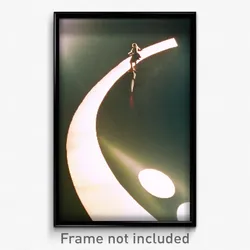 Pixel Art Poster - Round Bend (8 Bit Psychedelic Trippy Weird Video Game Print)