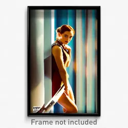 Pixel Art Poster - Showy Bailey (8 Bit Psychedelic Trippy Video Game Print)