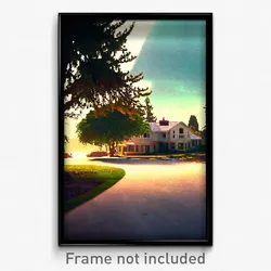 Pixel Art Poster - Shifty Estate (8 Bit Psychedelic Trippy Video Game Print)