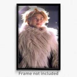 Pixel Art Poster - Fluffy Chest (8 Bit Psychedelic Trippy Video Game Print)