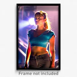 Pixel Art Poster - Noted Crop (8 Bit Psychedelic Trippy Weird Video Game Print)