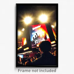 Pixel Art Poster - Black Movie Festival (8 Bit Psychedelic Video Game Print)