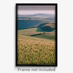 Pixel Art Poster - Tiny Downland (8 Bit Psychedelic Trippy Video Game Print)