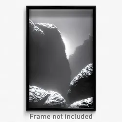 Pixel Art Poster - Colorless Fissure (8 Bit Psychedelic Trippy Video Game Print)