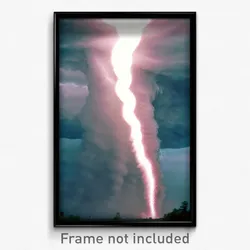 Pixel Art Poster - Notable Tornado (8 Bit Psychedelic Trippy Video Game Print)