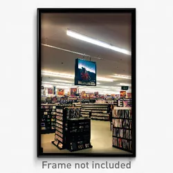 Pixel Art Poster - Conventional Vinyl Store (8 Bit Psychedelic Video Game Print)