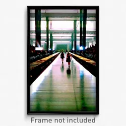Pixel Art Poster - Enormous Catwalk (8 Bit Psychedelic Trippy Video Game Print)