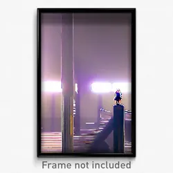 Pixel Art Poster - Unkempt Furth (8 Bit Psychedelic Trippy Video Game Print)