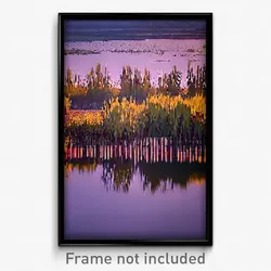 Pixel Art Poster - Unknown Marsh (8 Bit Psychedelic Trippy Video Game Print)