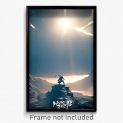 Pixel Art Poster - Warlike Pike (8 Bit Psychedelic Trippy Video Game Print)