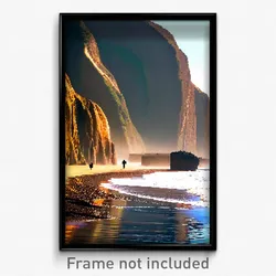 Pixel Art Poster - Remarkable Bluff (8 Bit Psychedelic Trippy Video Game Print)