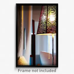 Pixel Art Poster - Imperfect Lamp (8 Bit Psychedelic Trippy Video Game Print)