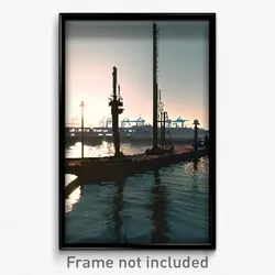 Pixel Art Poster - Famous Port (8 Bit Psychedelic Trippy Weird Video Game Print)