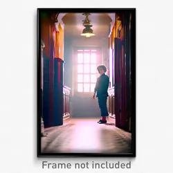Pixel Art Poster - Creepy Flats (8 Bit Psychedelic Trippy Video Game Print)