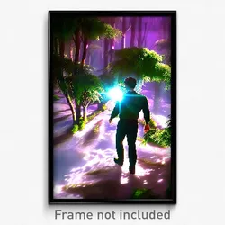 Pixel Art Poster - Rich Marsh (8 Bit Psychedelic Trippy Weird Video Game Print)
