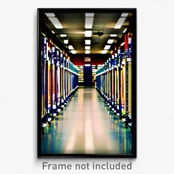 Pixel Art Poster - Stylish Aisle (8 Bit Psychedelic Trippy Video Game Print)