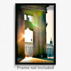 Pixel Art Poster - Incredible Berlin (8 Bit Psychedelic Trippy Video Game Print)
