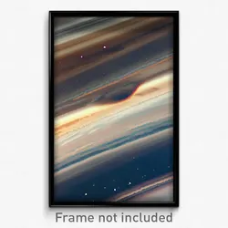 Pixel Art Poster - Spectacular Jupiter (8 Bit Psychedelic Video Game Print)