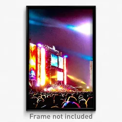 Pixel Art Poster - Superb Festival (8 Bit Psychedelic Trippy Video Game Print)