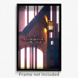 Pixel Art Poster - Gregarious University (8 Bit Psychedelic Video Game Print)