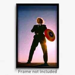 Pixel Art Poster - Standard Labor Day (8 Bit Psychedelic Video Game Print)
