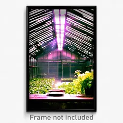 Pixel Art Poster - Dirty Greenhouse (8 Bit Psychedelic Trippy Video Game Print)