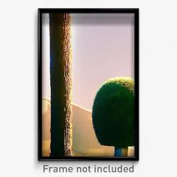 Pixel Art Poster - Bumpy Post (8 Bit Psychedelic Trippy Weird Video Game Print)