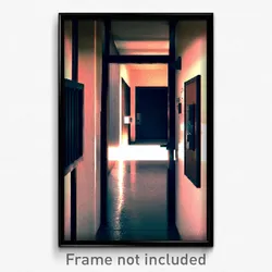 Pixel Art Poster - Unsightly Entrance (8 Bit Psychedelic Video Game Print)